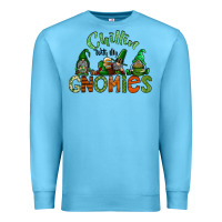 Ocean Blue st patricks day gnomes Premium Sweatshirt - CowhideDigitalArt