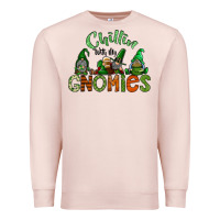 Pale Pink st patricks day gnomes Premium Sweatshirt - CowhideDigitalArt