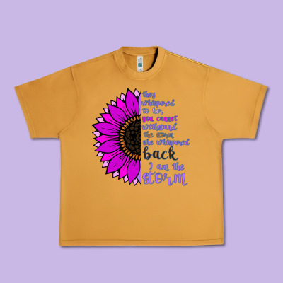 I Am The Storm Sunflower Urban Heavy Tee Designed By Bettercallsaul