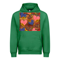 Emerald america heart Urban Hoodie - Artiststas