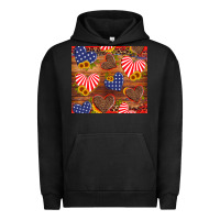 Pigment Black america heart Urban Hoodie - Artiststas