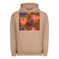Pigment Burro america heart Urban Hoodie - Artiststas