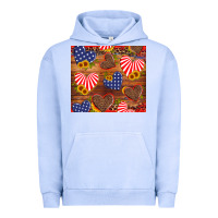 Pigment Grape Ice america heart Urban Hoodie - Artiststas