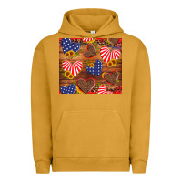 Pigment Peanut Butter america heart Urban Hoodie - Artiststas