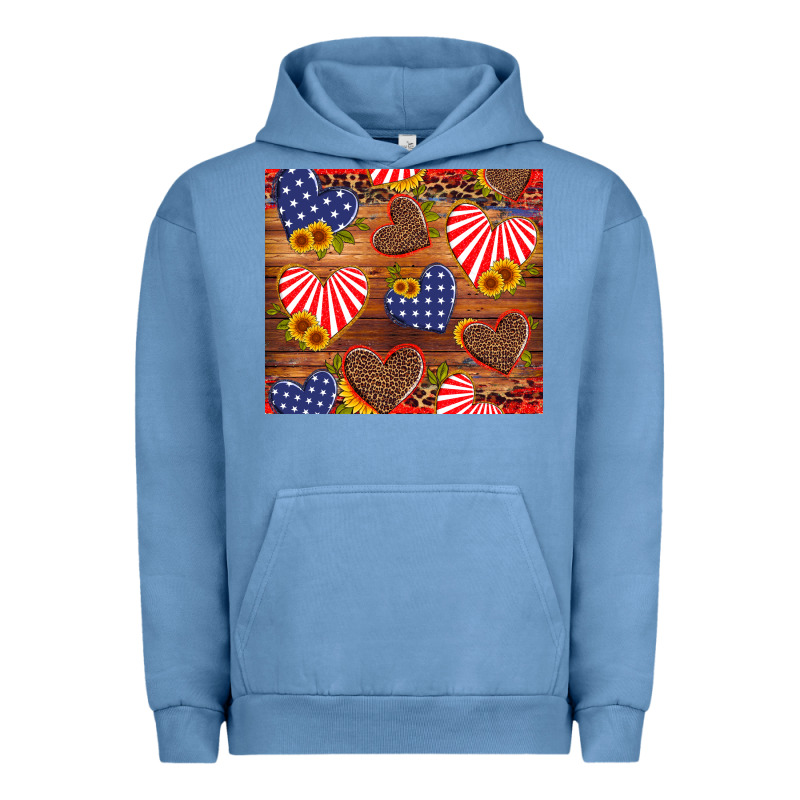 America Heart Urban Hoodie by Artiststas | Teevron