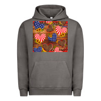 Pigment Tornado america heart Urban Hoodie - Artiststas