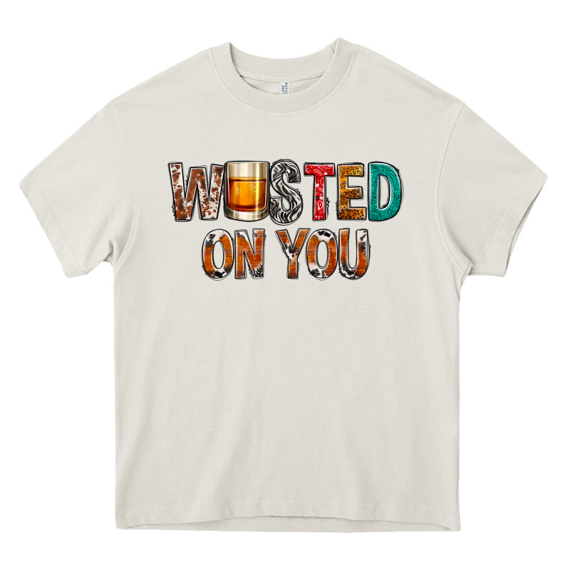 Wasted On You Heavy Core Tee by NancyCooperArtShop | Teevron