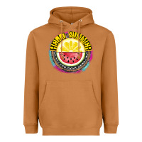 Meerkat Hello Summer Heavyweight Hoodie - CowhideDigitalArt