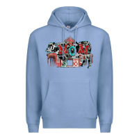Colony Blue Mom cow Mother's Day Premium Hoodie - FaDigitalArtStudio