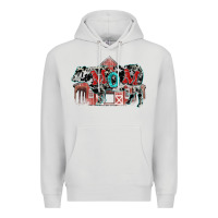 Dove Grey Mom cow Mother's Day Premium Hoodie - FaDigitalArtStudio