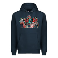 Navy Mom cow Mother's Day Premium Hoodie - FaDigitalArtStudio
