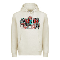 Oatmeal Heather Mom cow Mother's Day Premium Hoodie - FaDigitalArtStudio