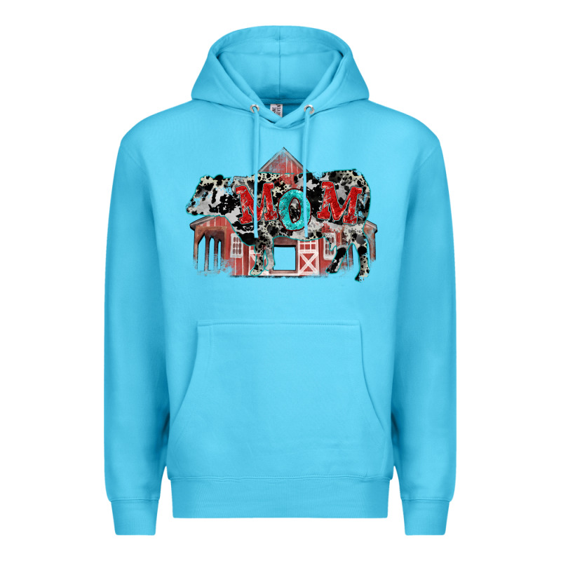 Mom Cow Mother's Day Premium Hoodie by FaDigitalArtStudio | Teevron