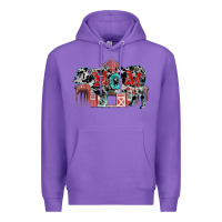 Purple Mom cow Mother's Day Premium Hoodie - FaDigitalArtStudio