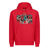 Red Mom cow Mother's Day Premium Hoodie - FaDigitalArtStudio