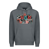 Rock Mom cow Mother's Day Premium Hoodie - FaDigitalArtStudio