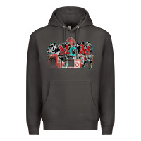 Smoke Mom cow Mother's Day Premium Hoodie - FaDigitalArtStudio