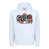White Mom cow Mother's Day Premium Hoodie - FaDigitalArtStudio