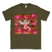 Army Green valentine's day cupid heart Classic Tee - RanaPortraitStore