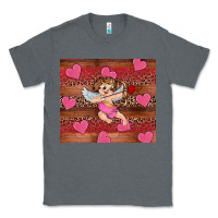 Charcoal Heather valentine's day cupid heart Classic Tee - RanaPortraitStore