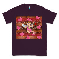Plum valentine's day cupid heart Classic Tee - RanaPortraitStore