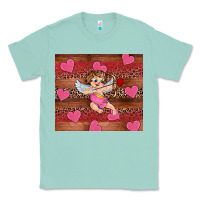 Seafoam valentine's day cupid heart Classic Tee - RanaPortraitStore