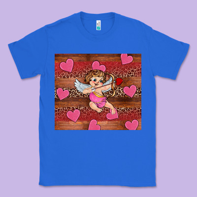 Valentine's Day Cupid Heart Classic Tee Designed By Ranaportraitstore
