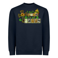 Navy i dont need luck ive got jesus Heavyweight Sweatshirt - CowGirlArtShop