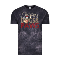 Cloud Black Christmas Dogs Paws Vintage Tee - Bettercallsaul