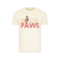 Vintage Arctic Christmas Dogs Paws Vintage Tee - Bettercallsaul
