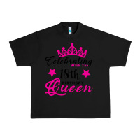 Black Celebrating With the 18th Birthday Queen Urban Heavy Tee - Bettercallsaul