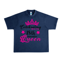 Navy Celebrating With the 18th Birthday Queen Urban Heavy Tee - Bettercallsaul