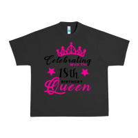 Pigment Black Celebrating With the 18th Birthday Queen Urban Heavy Tee - Bettercallsaul