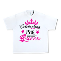 White Celebrating With the 18th Birthday Queen Urban Heavy Tee - Bettercallsaul