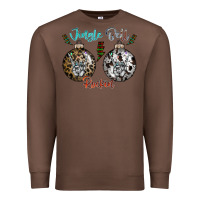 Chestnut Jingle Bell Rockin Premium Sweatshirt - CowhideDigitalArt