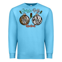 Ocean Blue Jingle Bell Rockin Premium Sweatshirt - CowhideDigitalArt