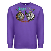 Purple Jingle Bell Rockin Premium Sweatshirt - CowhideDigitalArt