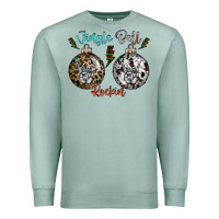 Seafoam Jingle Bell Rockin Premium Sweatshirt - CowhideDigitalArt