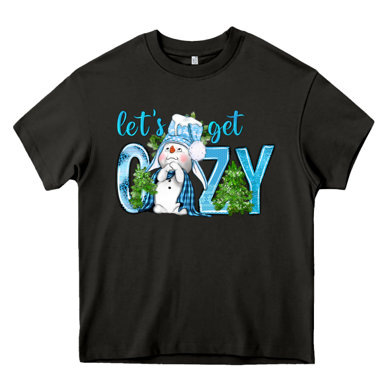 Lets Get Cozy Heavy Core Tee by NancyCooperArtShop | Teevron