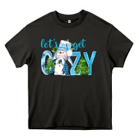 Asphalt lets get cozy Heavy Core Tee - NancyCooperArtShop