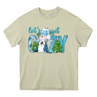 Mossy lets get cozy Heavy Core Tee - NancyCooperArtShop