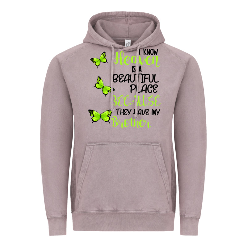 I Know Heaven Is A Beautiful Place Because They Have My Brother Vintage Hoodie by Bettercallsaul | Teevron
