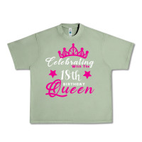 Oil Green Celebrating With the 18th Birthday Queen Urban Heavy Tee - Bettercallsaul