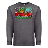 Charcoal Heather jesus take the wheel Premium Sweatshirt - CowhideDigitalArt
