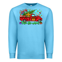 Ocean Blue jesus take the wheel Premium Sweatshirt - CowhideDigitalArt