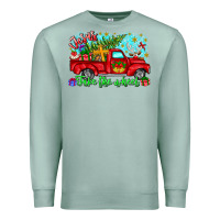 Seafoam jesus take the wheel Premium Sweatshirt - CowhideDigitalArt