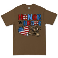 Cacao honor the brave Premium Tee - MaliasSmallBusiness