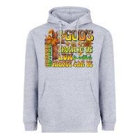 Heather Grey Autumn Is God's way Of Showing Us How Beautiful Ch Heavyweight Hoodie - CowhideDigitalArt