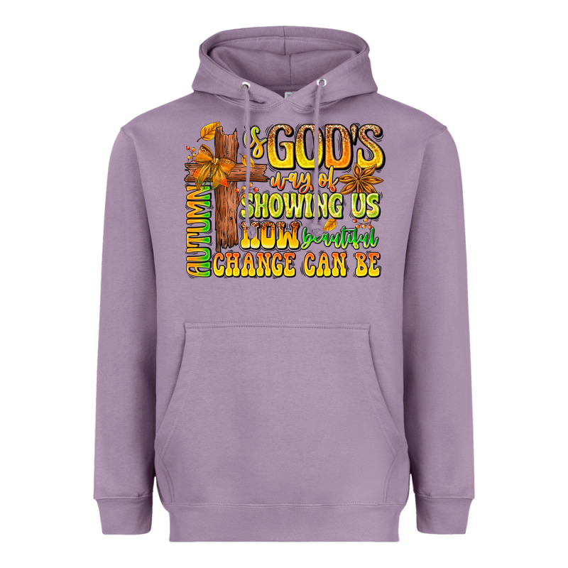 Autumn Is God's Way Of Showing Us How Beautiful Ch Heavyweight Hoodie by CowhideDigitalArt | Teevron