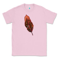 Bubblegum Pink croton leaf Classic Tee - LillyAllenDesigns